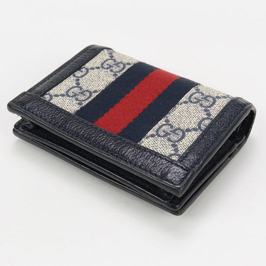 GUCCI 523155 96IWN 4076 Bi-fold wallet Ophidia GG Marmont compact purse GG Supreme Canvas Multi Women(unisex)