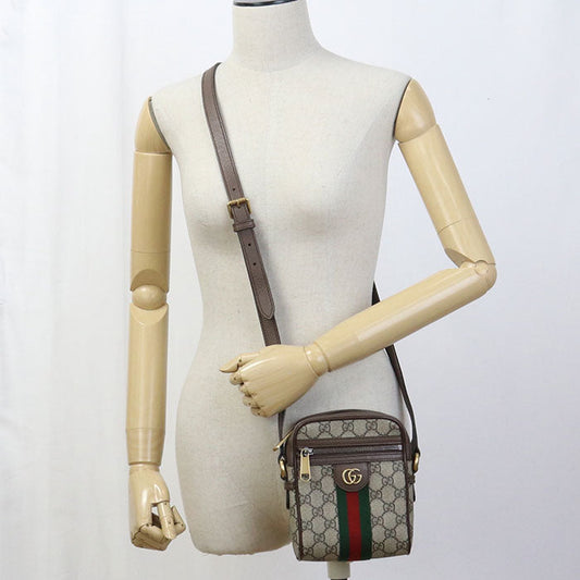 GUCCI 598127 96IWG 8745 Ofidia Diagonal shoulder bag GG Supreme leather unisex