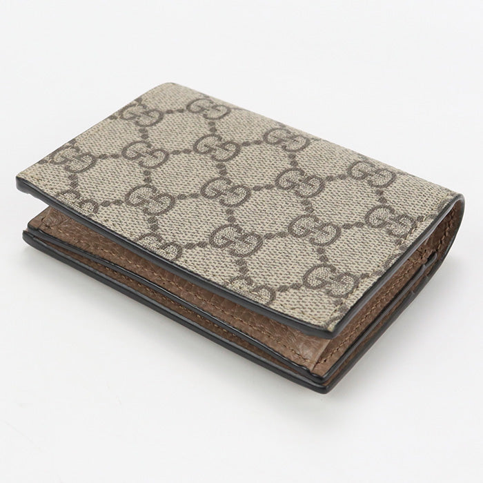 GUCCI 658610 17WAG 5788 Bi-fold wallet Card Case wallet Compact wallet GG Supreme Canvas,leather Multi Women