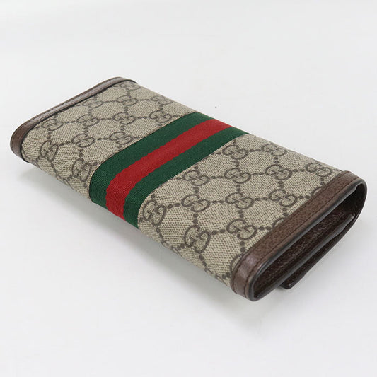 GUCCI 523153 96IWG 8745 Long wallet Ofidia GG Continental Wallet GG Supreme Canvas, leather multicolor Women