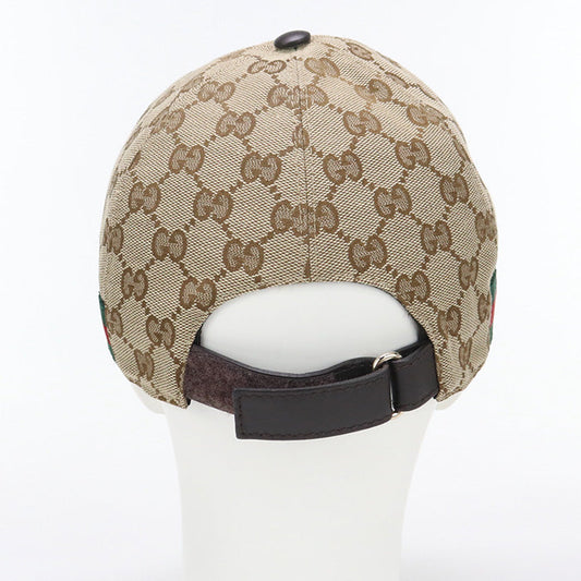 GUCCI 200035 KQWBG 9791 Baseball cap Original GG canvas beige mens