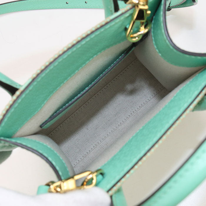 GUCCI 671623 Tote Bag Jumbo GG 2WAY Mini Tote Bag GG canvas, leather beige Women