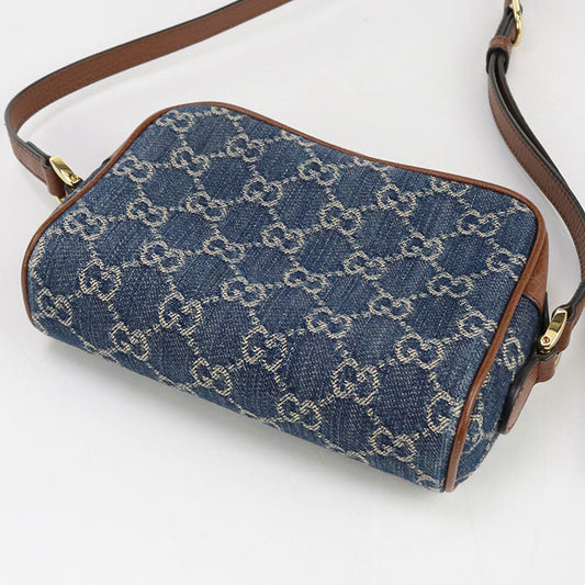 GUCCI 517350 Mini bag Ofidia Diagonal Shoulder Bag/GG denim blue Women