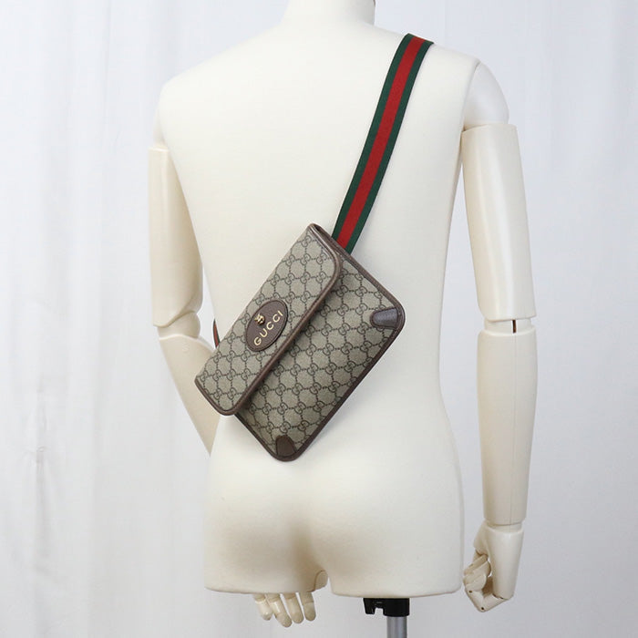GUCCI 493930 body bag Neo vintage Belt Bags Crossbody Bags GG Supreme Brown mens