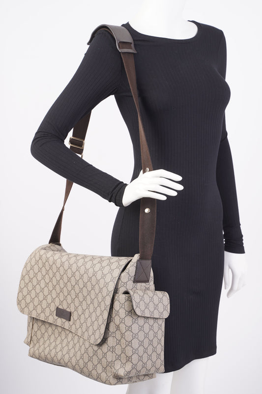 Gucci Baby Changing Bag Supreme Coated Canvas