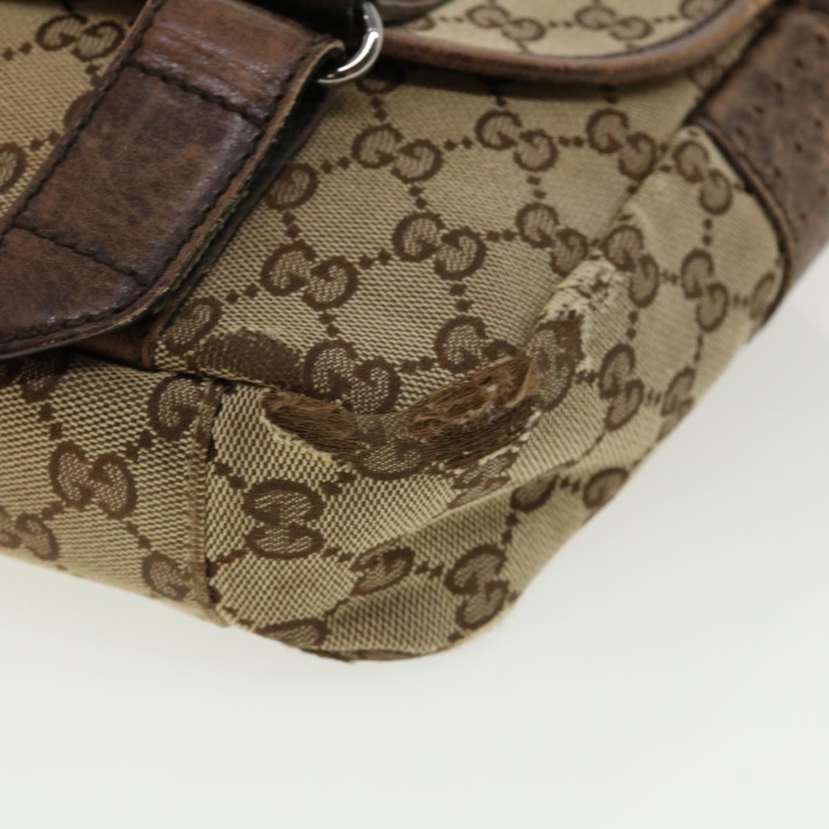 Gucci GG Canvas Sherry Line Shoulder Bag 2Set Pink Beige  yk5006