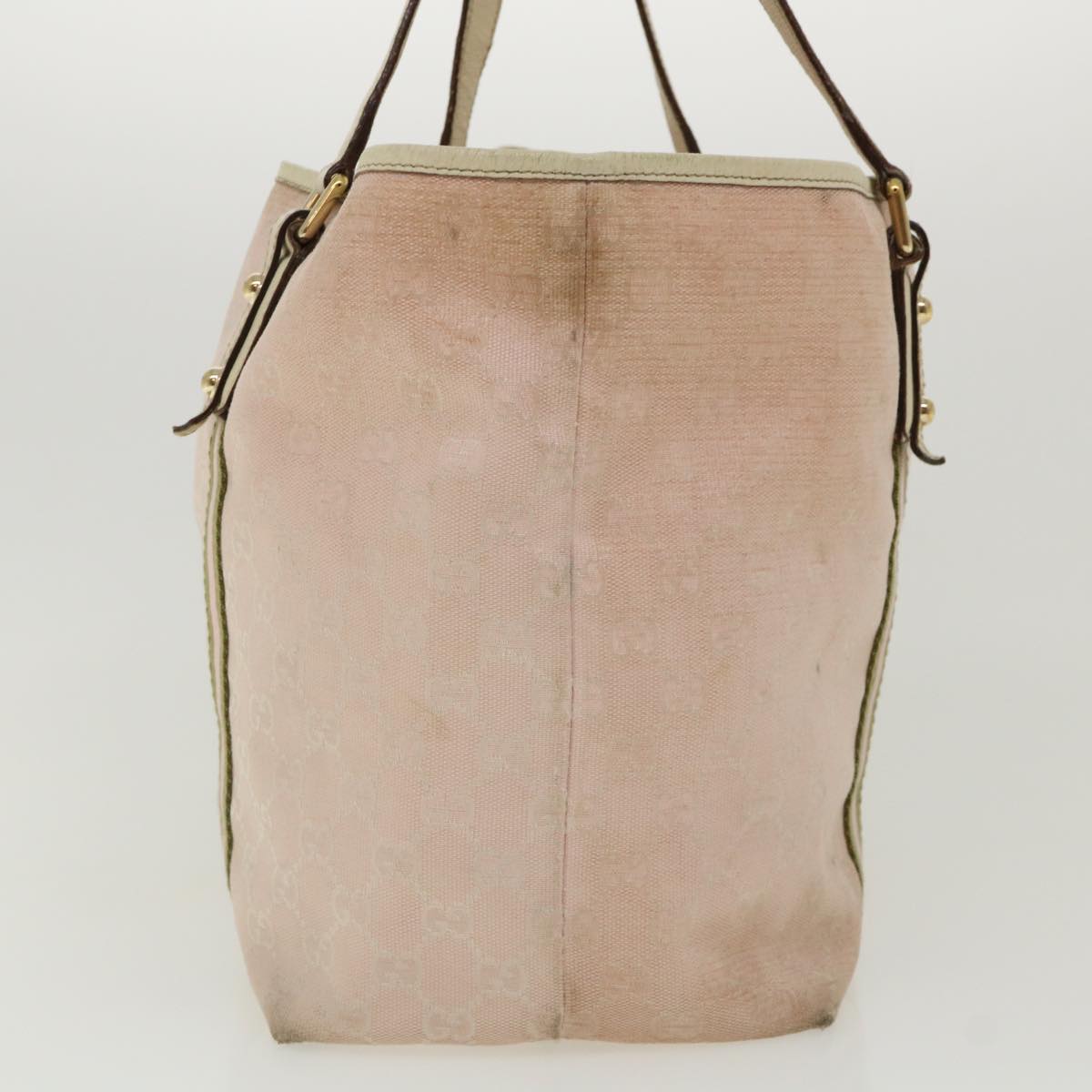 Gucci GG Canvas Sherry Line Shoulder Bag 2Set Pink Beige  yk5006